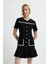 Kısa Kollu Elbise Siyah 12442933003 2