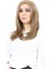 Kahkülsüz Fiber Sentetik Orta Boy Düz Peruk / Bebek Kumralı 1
