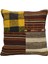Yeni El Dokuma Patchwork Kırkyama Dekoratif Kilim Kırlent Yastık Kılıfı 6541 1