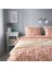 Rodgersıa Tek Kişilik Nevresim Seti Pembe Beyaz 150 x 200/50 x 60 cm 3