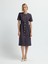 Düğmeli Elbise Lacivert 12444890001 1