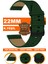 xiaomi mi watch s1-s2 yuvarlak kasa uyumlu 22mm crazy hakiki deri saat kordonu kayışı l10hwc-yesıl-black 1