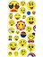 Sticker Kabartmalı Stiker Çıkartma Etiket (HSKK125)-18X9 Cm- Sevimli Emoji 2