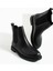 Kadın Siyah Düz Topuklu Chelsea Bot 6