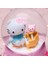 Hello Kitty Happy Temalı Orta Boy Işıklı Müzikli Kar Küresi 4