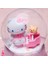 Hello Kitty Happy Temalı Orta Boy Işıklı Müzikli Kar Küresi 5
