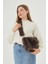 Soft Fluffy Bag / Brown Uzun Saplı Peluş Çanta / Cross Body En : 24 Boy : 18 5