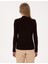 Kadın Kahverengi Slim Fit Triko Hırka 50316338-VR029 5