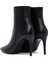 Kadın Siyah Fermuarlı Yüksek Ince Topuklu Deri Bot 25WFD133018 7