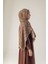 Terracotta Desenli Dokuma Pamuk Şal 4