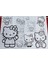 2 Adet Dev Boyama Kitabı (90CMX64CM)- (Hello Kitty/toca Boca Figürlü) 3