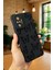 Xiaomi Redmi Note 1o Pro Siyah Kelebek Desenli Silikon Darbe Emici Klasik Korumalı Rubber Kılıf 3