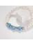 Gerçek Inci Mavi Kuvars Taşı Bileklik MKT.1.10001.2 3