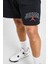 Jordan Brooklyn Fleece Men's Graphic Shorts Erkek Pamuklu Şort Siyah 5
