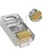 70 Adet Yeni Nesil Metal 3 Micron Gold Plated Cat5/cat6 RJ45 Konnektörü 8P8C Ethernet Kablo Ucu Jack 8