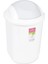 Üçsan Plastik Ufo 4 Litre Kapaklı Çöp Kovası 19X28 cm 1