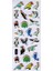 Sticker Kabartmalı Sticker Defter Planlayıcı Etiket (CB554) 16X7 Cm- Kuş Türleri 1
