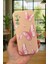 Samsung Galaxy A14 Uyumlu Pembe Kelebek Desenli Silikon Darbe Emici Klasik Korumalı Rubber Kılıf 1