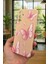 Samsung Galaxy A14 Uyumlu Pembe Kelebek Desenli Silikon Darbe Emici Klasik Korumalı Rubber Kılıf 3