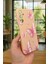 Samsung Galaxy A14 Uyumlu Pembe Kelebek Desenli Silikon Darbe Emici Klasik Korumalı Rubber Kılıf 4