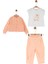 01-04 Yaş Kız Bebek Somon Üçlü Takım - Somon 1