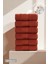 6'lı Kiremit Greek El Havlusu - 50x90 Cm, 225 Gr, %100 Pamuk, Spa Ve Otel Havlusu, Günlük Kullanıma Uygun 1