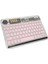 ZR612 Rgb Şeffaf Pembe Bluethooth Klavye 1