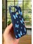 Realme C25S Uyumlu Mavi Kelebek Desenli Silikon Darbe Emici Klasik Korumalı Rubber Kılıf 4