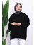 Siyah Balon Kol Oversize Sweatshirt 1