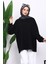 Siyah Balon Kol Oversize Sweatshirt 3