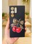 Samsung Galaxy S23 Ultra Uyumlu Kiraz Leopar Fiyonk Desenli Silikon Darbe Emici Rubber Kılıf 2