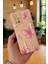 Xiaomi Redmi 10 2022 Pembe Kelebek Desenli Silikon Darbe Emici Klasik Korumalı Rubber Kılıf 1