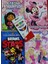 4 Adet Stickerli Boyama Kitabı 12 Li Kuru Boya Kalemi Hediyeli (MINNIE/GABBYS/BRAWLSTARS/BARBIE)X26 1
