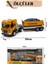Damperli Kamyon Mikseri Iş Makinası 1:24 Işıklı Müzikli Çek Bırak 30 cm Die Cast 2