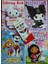 4 Adet Stickerli Boyama Kitabı 12 Li Kuru Boya Kalemi Hediyeli (Hello Kitty/kuromi/gabbys/paw P)X27 1