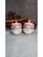 Neşeli Noel Baba 2 ' Li Mumluk Seti ( Vanilyalı Inci Tozu Mum ve Fitil Hediyeli ) 5