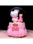 Hello Kitty Happy Temalı Işıklı Müzikli Püskürtmeli Büyük Boy Kar Küresi 6