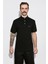 Siyah Regular Fit Polo T-Shirt 1