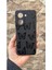 Redmi A5 Uyumlu Siyah Kelebek Desenli Silikon Darbe Emici Klasik Korumalı Rubber Kılıf 2