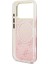 iPhone 17 Pro Uyumlu Kılıf Guess Lisanslı M-Safe Şarj Özellikli 4g Desenli Simli Silikon Kapak Pembe 7