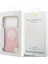 iPhone 17 Pro Uyumlu Kılıf Guess Lisanslı M-Safe Şarj Özellikli 4g Desenli Simli Silikon Kapak Pembe 8