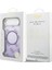 iPhone 17 Air Uyumlu Kılıf Guess Lisanslı M-Safe Şarj Özellikli 4g Desenli Simli Silikon Kapak Mor 8
