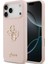 iPhone 17 Pro Max Uyumlu Kılıf Guess Orjinal Lisanslı Grained Yazı Logolu Kapak Pembe 1