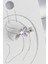 Pirinç Gümüş Renk Zirkon Taşlı Yıldız Model Kadın Kıkırdak Küpe - TJ-BKP10562 1