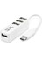 Type-C Hub 4*Usb Beyaz (Telefon Uyumlu) HDX7015 1