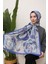 Floral Akrilik Desenli Dijital Soft Şal 1