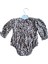 Laura Baby Leopar Desenli, Fırfırlı Yaka ve Fiyonklu Bebek Tulumu (Romper) 4