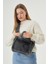 Soft Fluffy Bag / Grey Uzun Saplı Peluş Çanta / Cross Body En : 24 Boy : 18 4