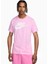 Sportswear Futura Icon T-Shirt Pink White Pamuklu Tişört 1