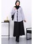 Gri Ön Bağlamalı Yumoş Kimono 2